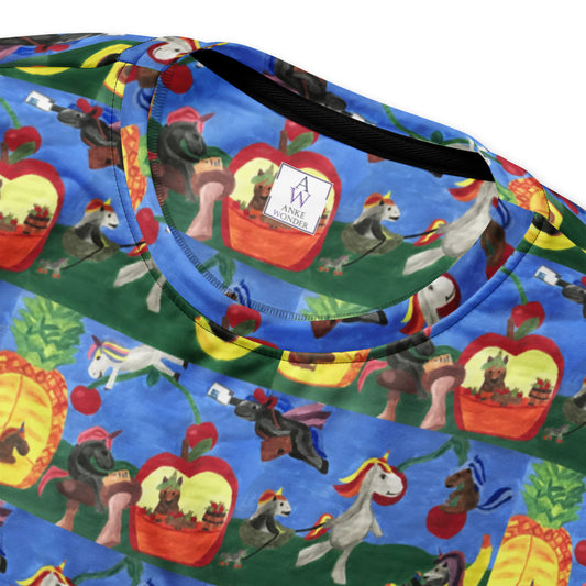 Unicorn Painting Women's Sweatshirt - Eco-Chic Recyled Polyester - Anke Wonder LLC