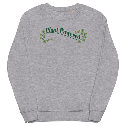 Plant Powered Ivy Men's Organic Cotton Sweatshirt - Anke Wonder LLC