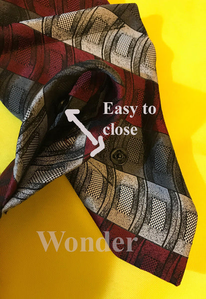 Women´s Necktie Silver-Red - Anke Wonder
