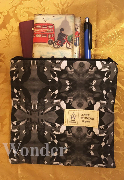 Little Bag Birds Lovers - Black & White - Anke Wonder