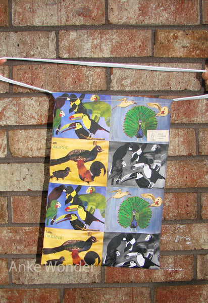The awareness spreading tote bag: 4-in-1 Birds - Anke Wonder