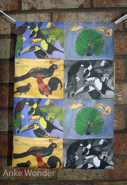 The awareness spreading tote bag: 4-in-1 Birds - Anke Wonder