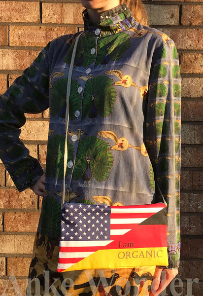 Women´s Handbag - German American Flag - Anke Wonder