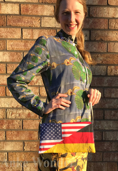 Women´s Handbag - German American Flag - Anke Wonder