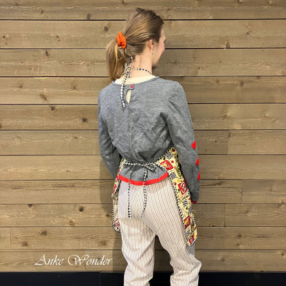 "Born to cook" Cotton Kitchen Apron with Pocket - Anke Wonder LLC