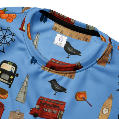 Close-up of the inside label of the sweatshirt, showing the Anke Wonder branding. The stitching is precise, ensuring quality and durability.