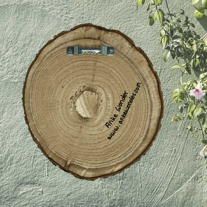 Wooden Monarch Butterfly Artwork – Hand-Painted & Unique - Anke Wonder LLC