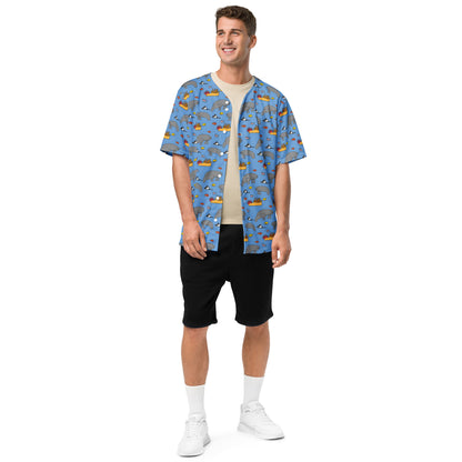 Marine Life Men's Recycled Polyester Baseball Jersey - Anke Wonder LLC