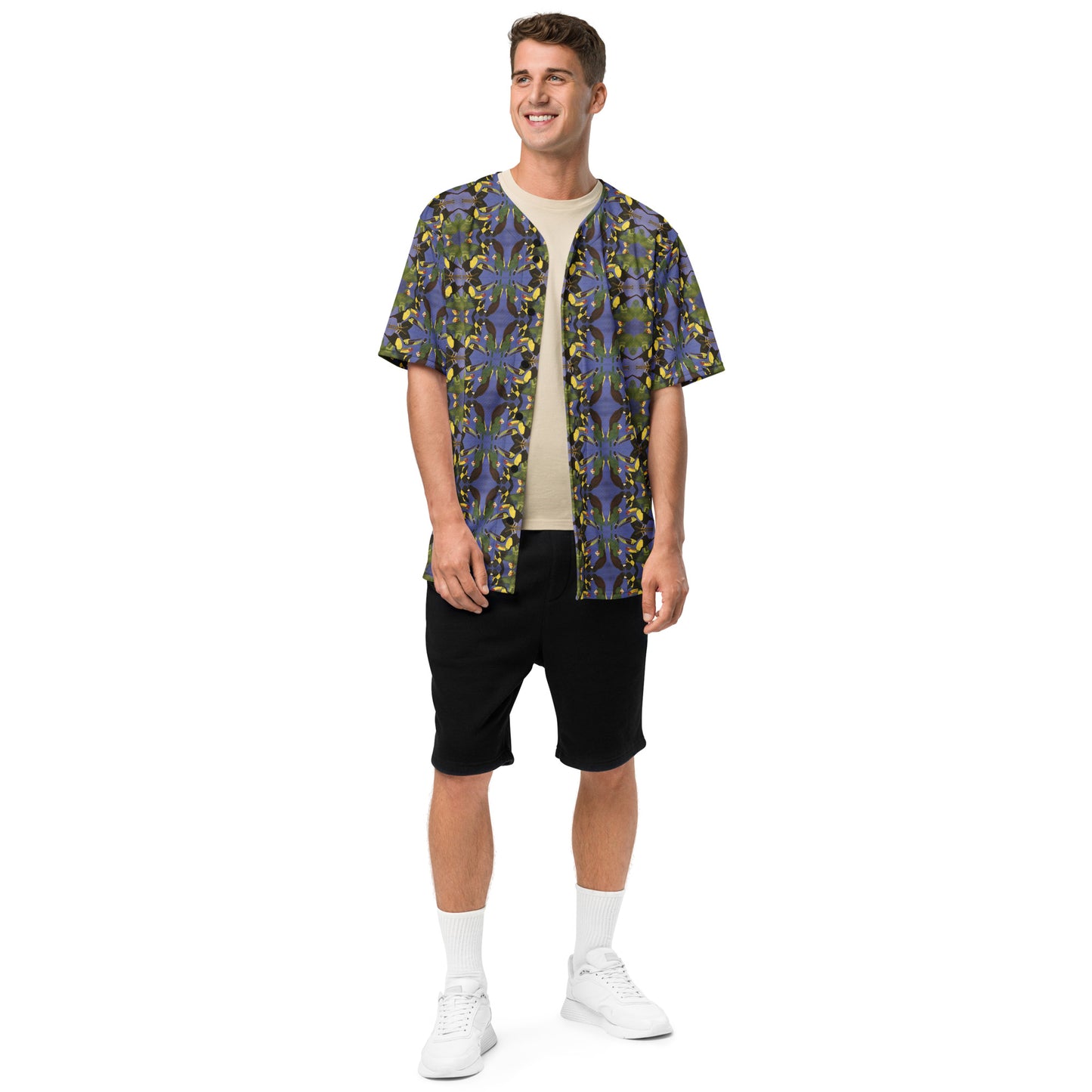Bird Lovers Men's Recycled Baseball Jersey - Anke Wonder LLC