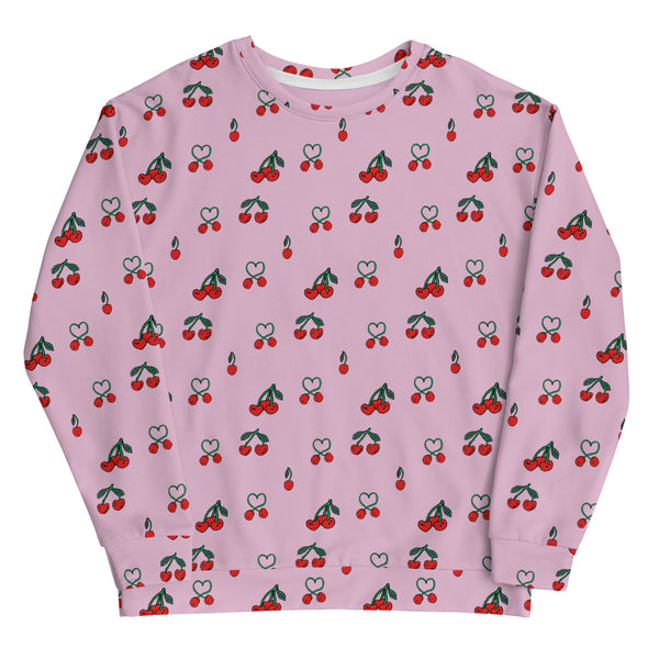 Sweet Cherry Women's Recyled Polyester Sweatshirt