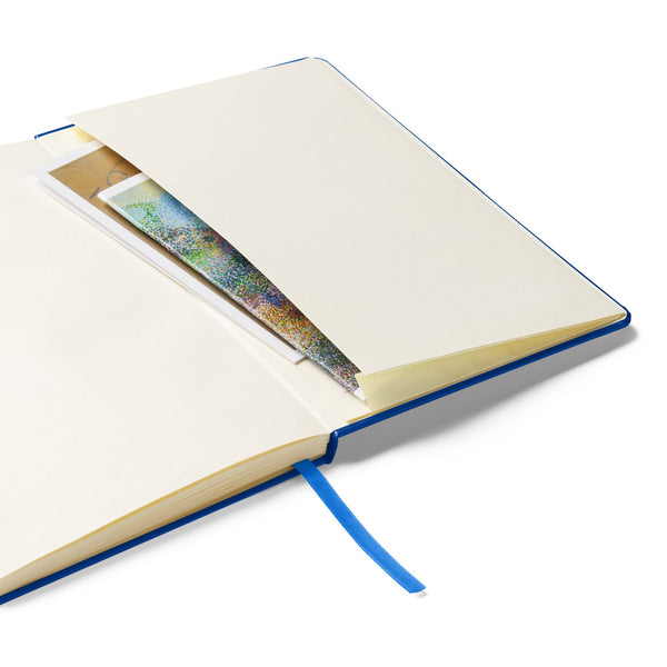 Expandable inner pocket inside the notebook, ideal for storing notes and mementos.