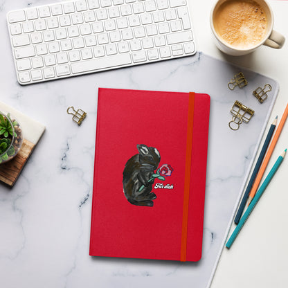 Bunny holding Rose Notebook: Für dich - Anke Wonder LLC