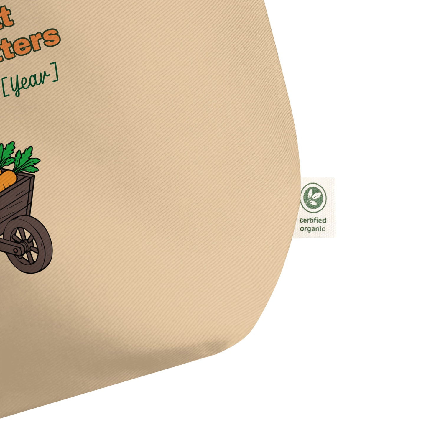 Gather What Matters Personalized Bunny Organic Cotton Eco Tote