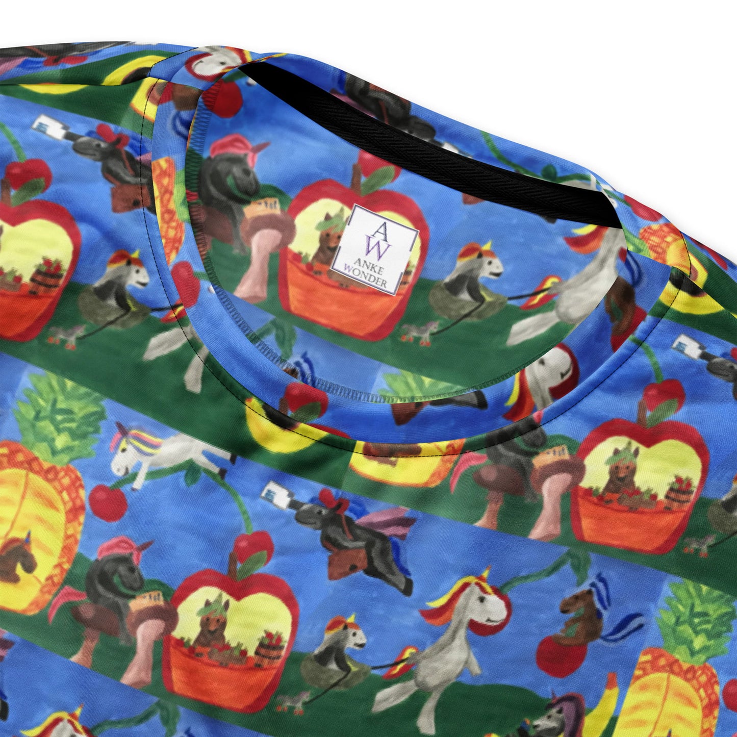 Unicorn Painting Women's Sweatshirt - Eco-Chic Recyled Polyester - Anke Wonder LLC