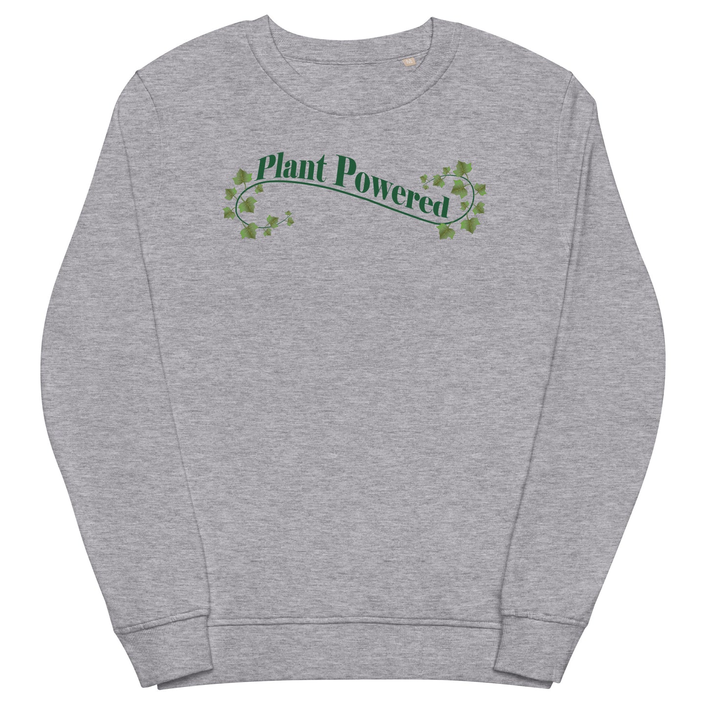 Plant Powered Ivy Men's Organic Cotton Sweatshirt - Anke Wonder LLC