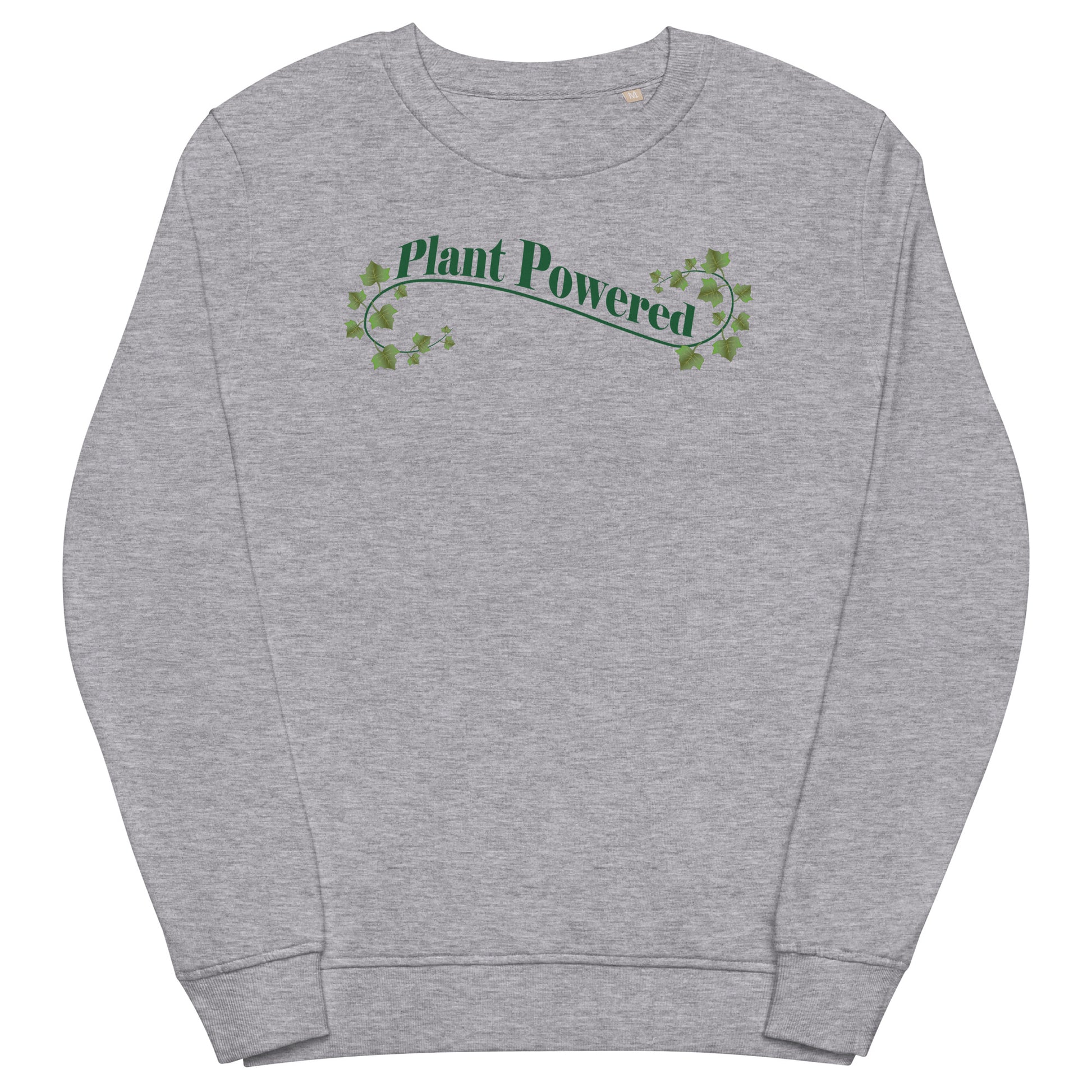 Plant Powered Ivy Men's Organic Cotton Sweatshirt - Anke Wonder LLC