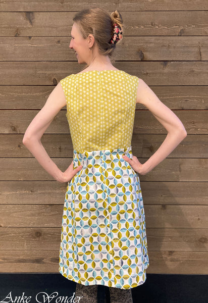 Women’s Floral & Geometric A-Line Dress - Anke Wonder LLC