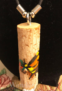Monarch Butterfly Wooden Necklace - Anke Wonder